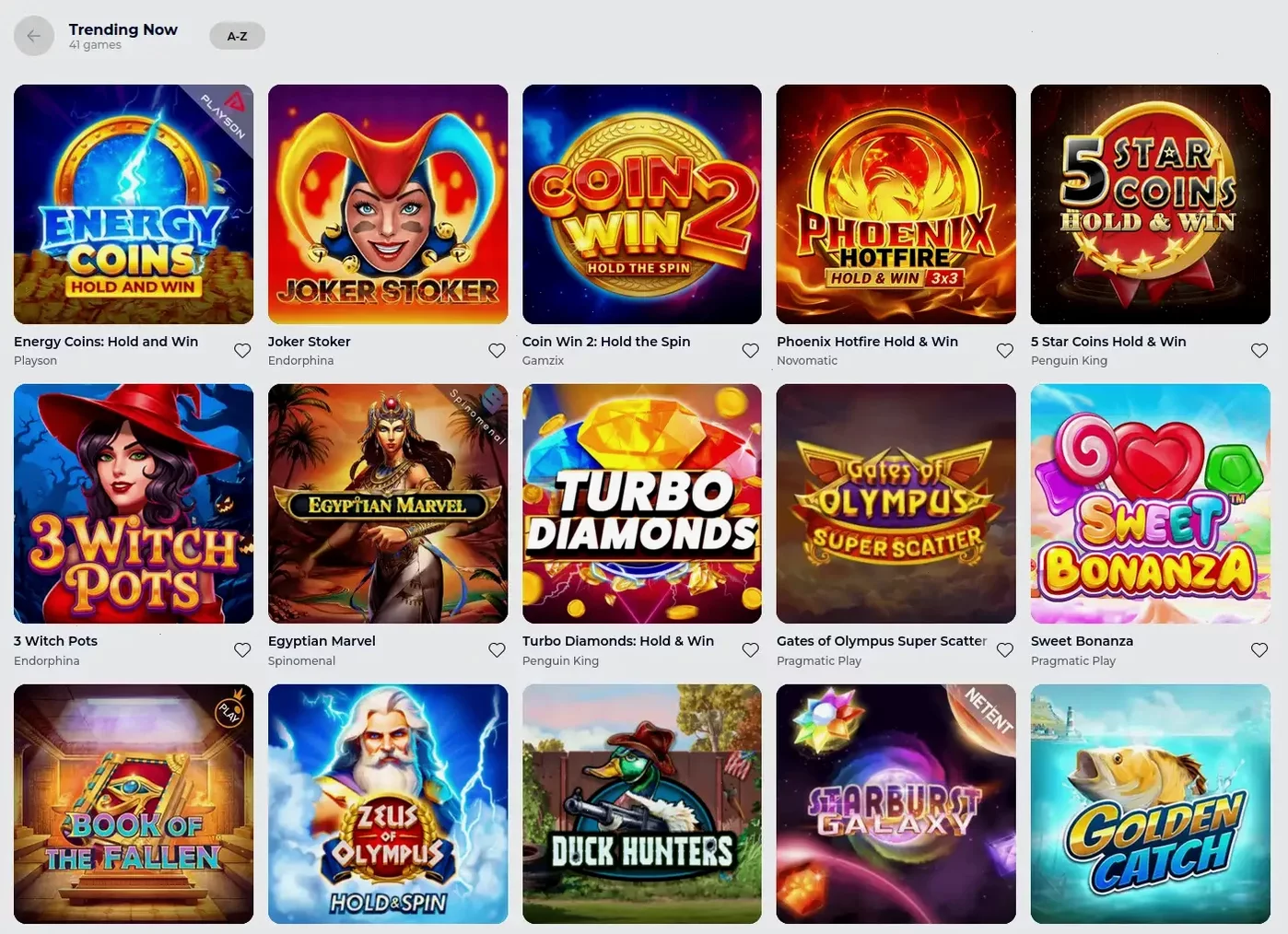 Игровой интерфейс Ггбет